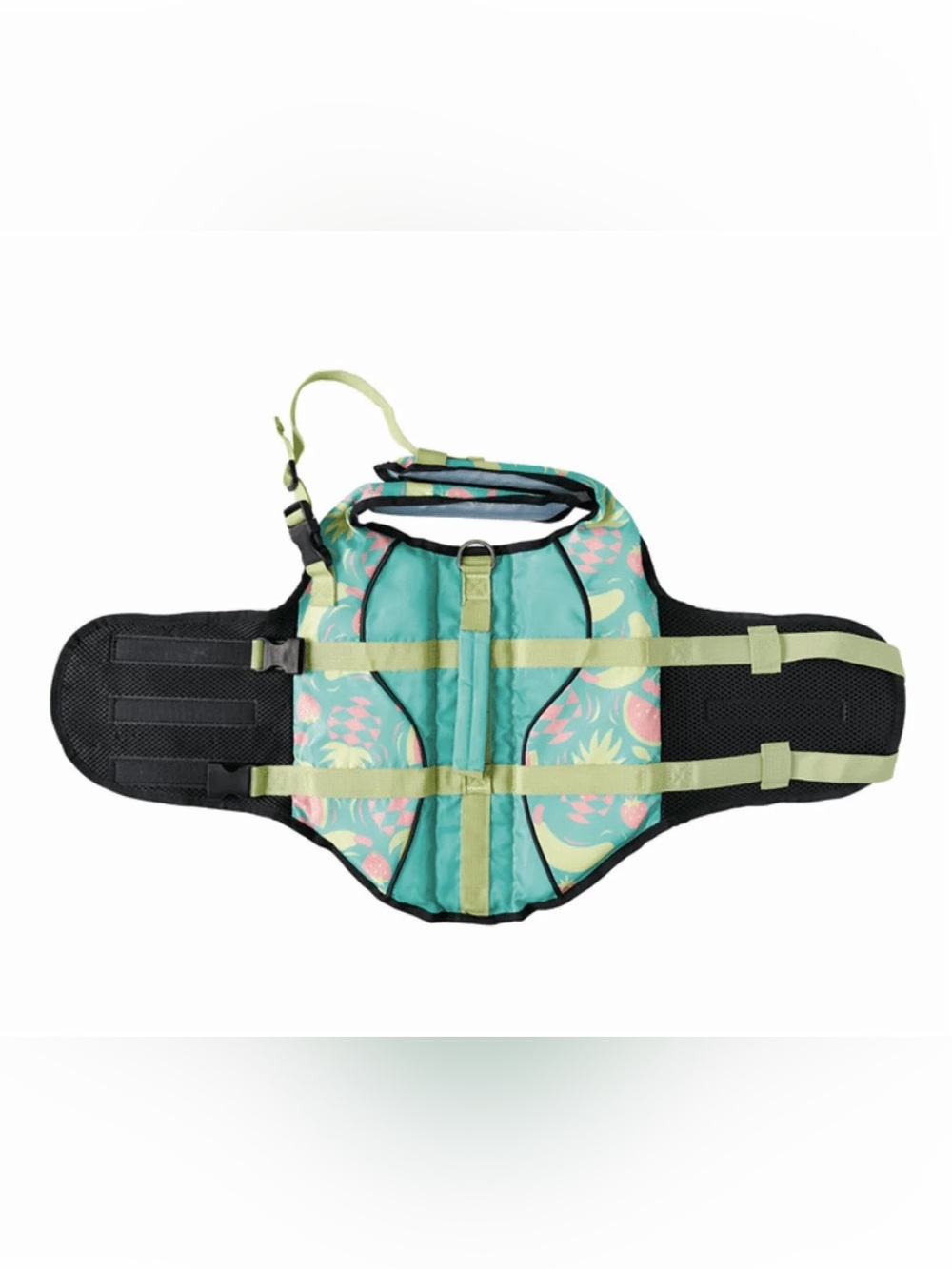 Heart to Tail Dog Life Vest Large Fruit print